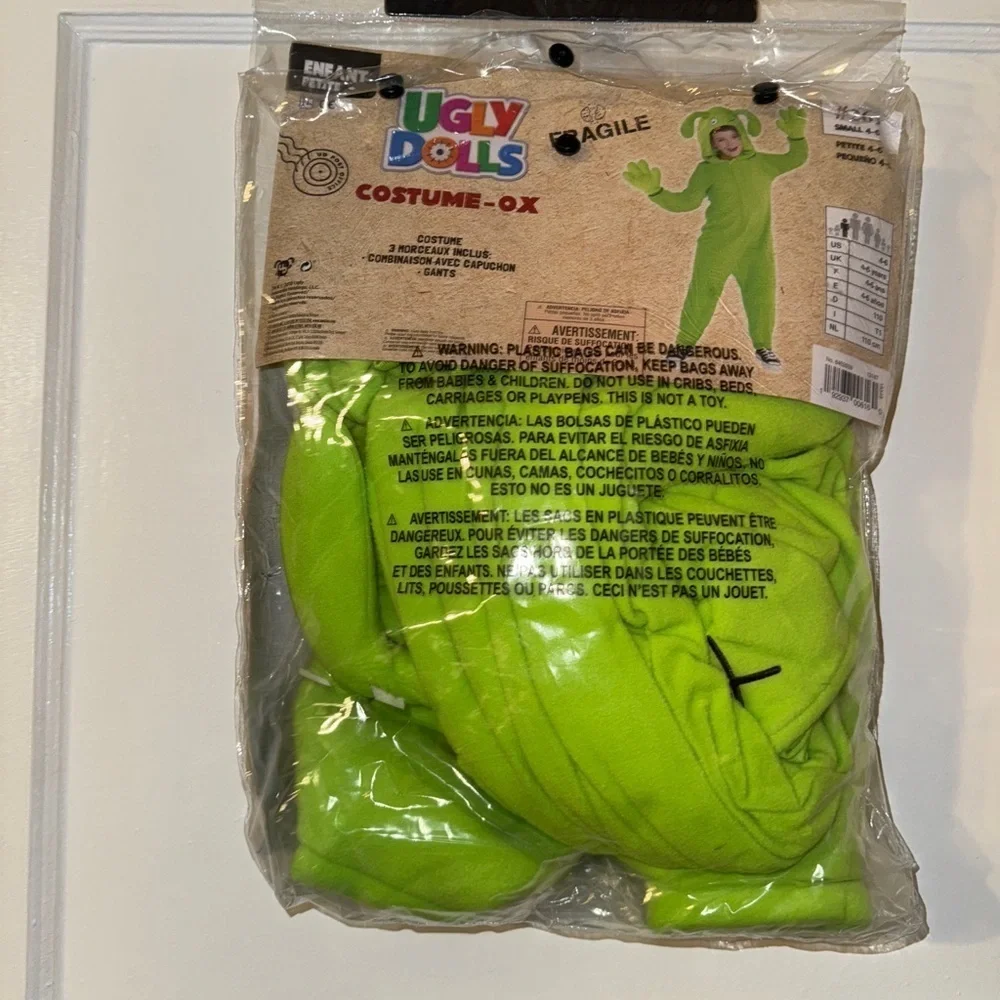 Ugly Doll OX Costume Small NWT